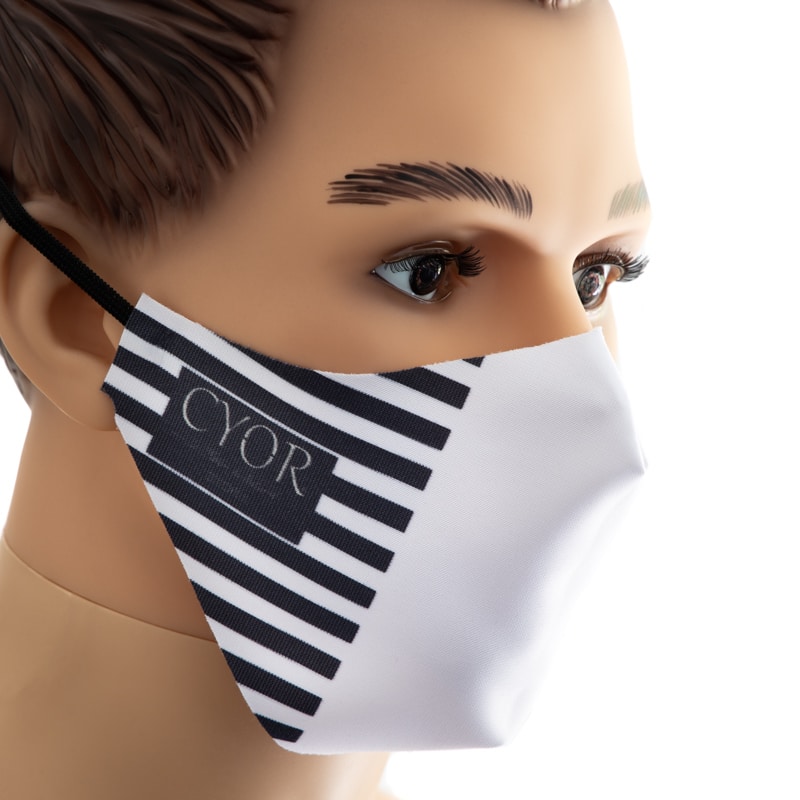 Masque tissu personnalisé avec 2 photos